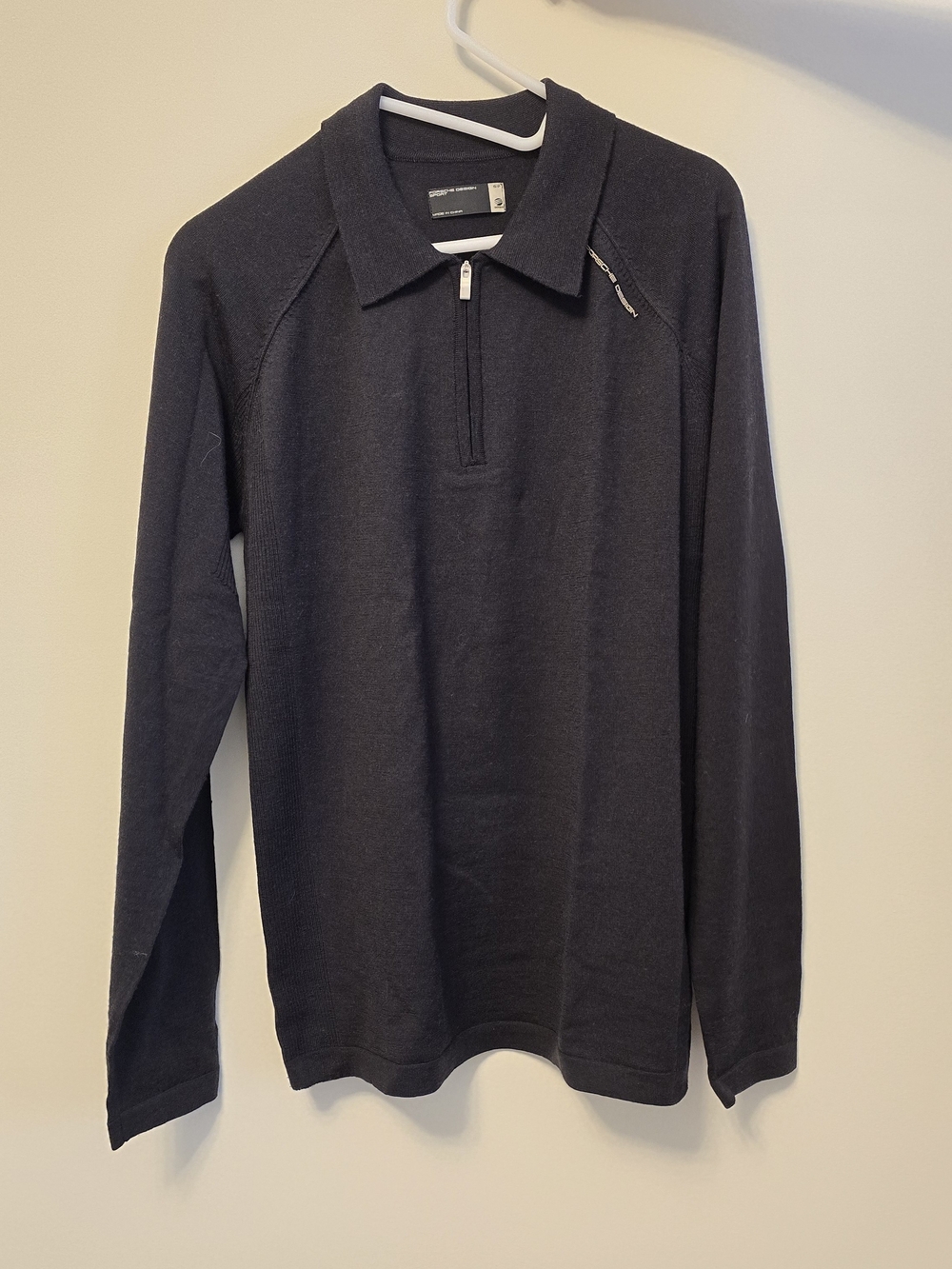 new never worn posche design 100% wool sweater mens size small
